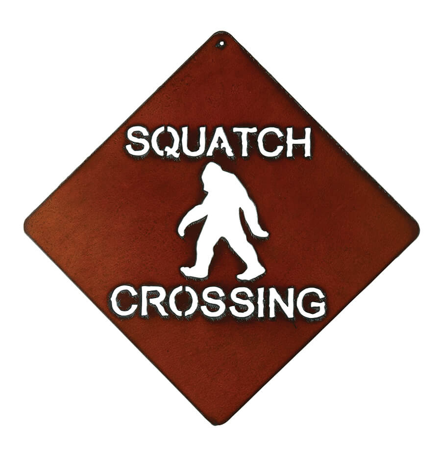 Squatch Crossing Welcome Signs