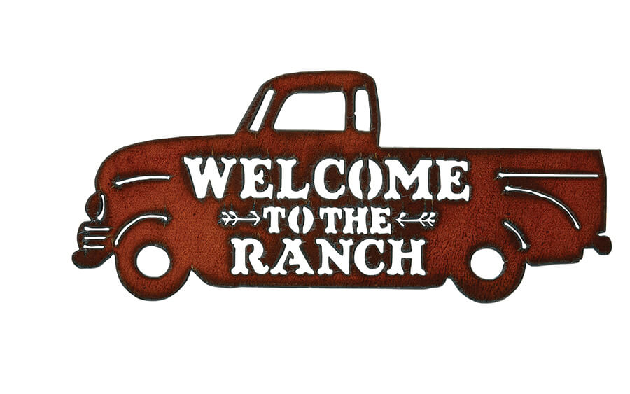 Retro Trk/Ranch Welcome Signs