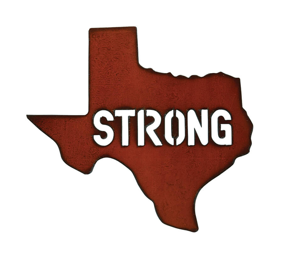 Texas Strong Welcome Signs