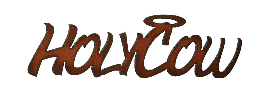 Holycow Cutout Signs