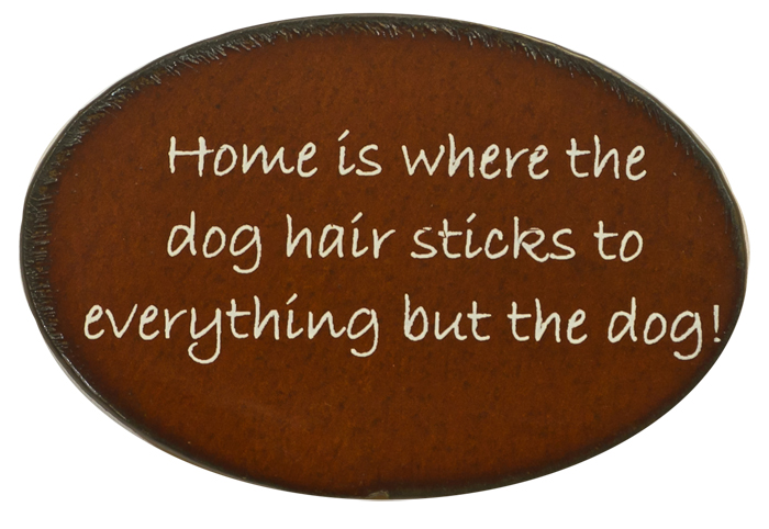 Home Is Where/Dog Print Magnets