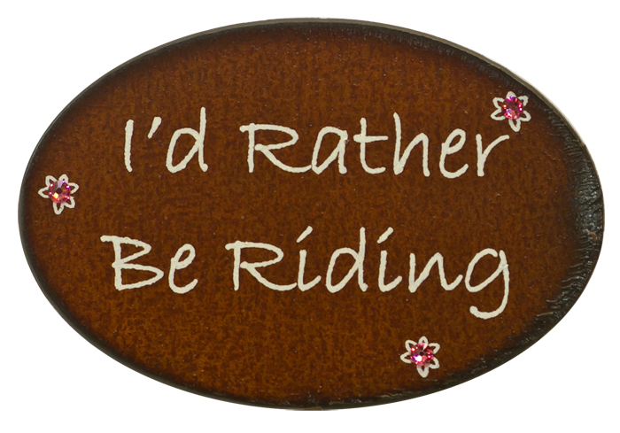 I'd Rather Be Riding Print Magnets