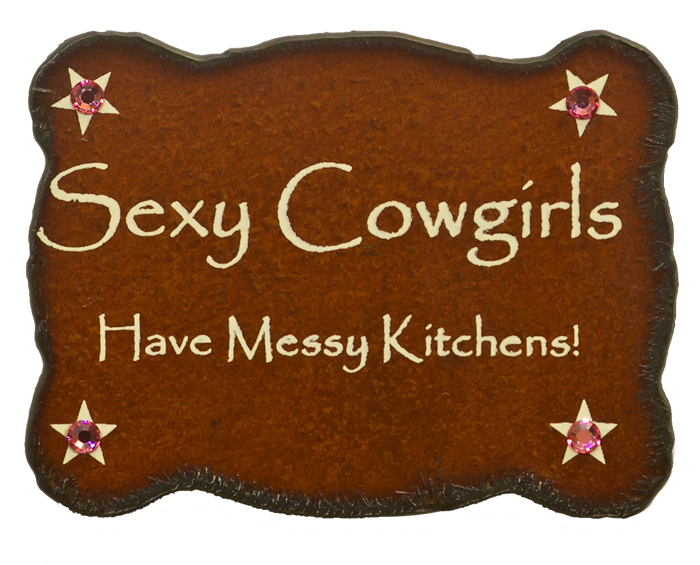 Sexy Cowgirls Print Magnets