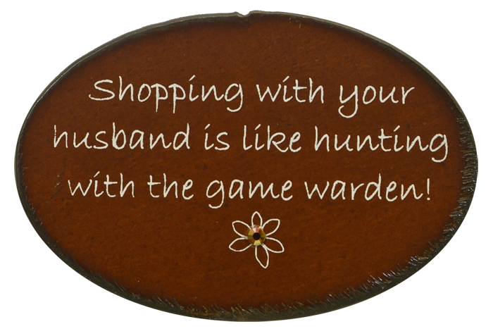 Shopping w/ Husband Print Magnets