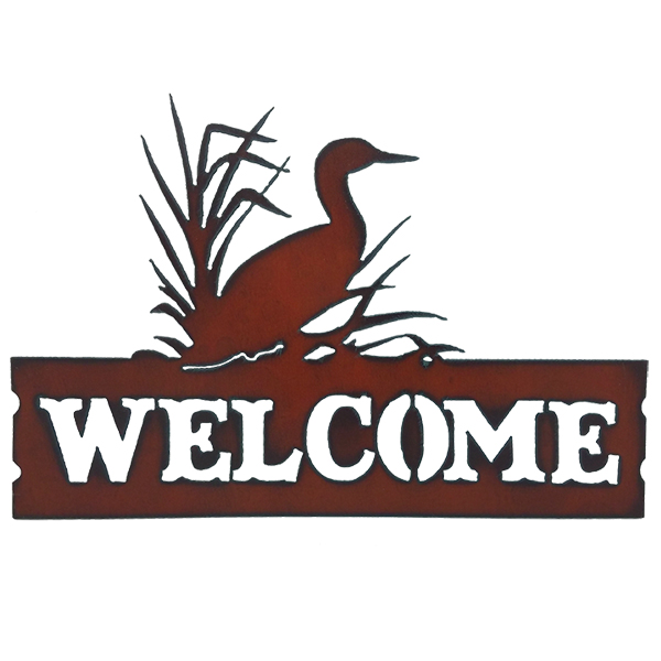 Loon in Grass Welcome Signs