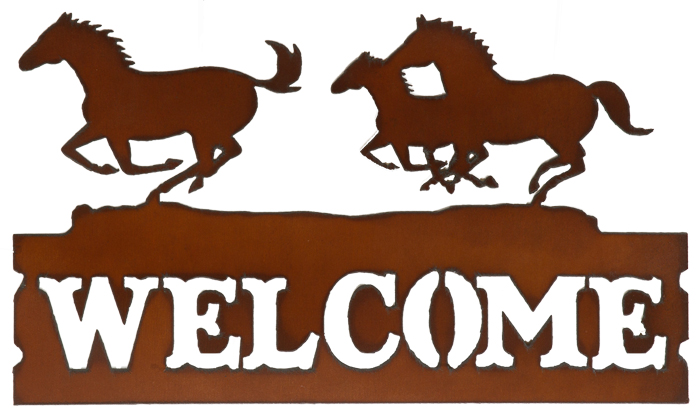 Horse Welcome Signs