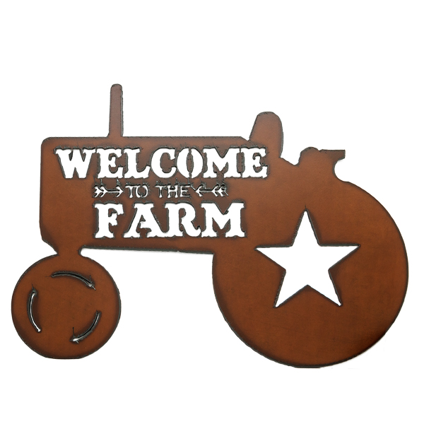 Tractor/Farm Image Welcome Sign
