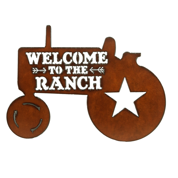 Tractor/Ranch Image Welcome Sign