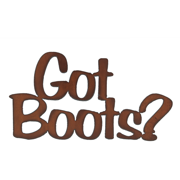 Got Boots Cut-out Sign