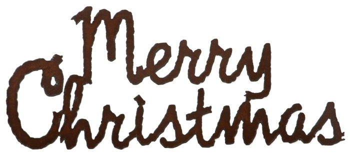 Merry Christmas Cut-out Signs