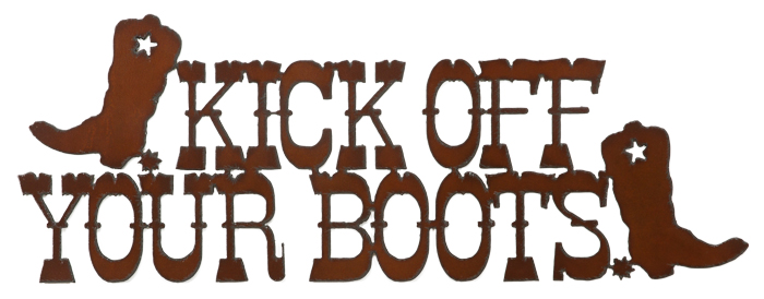 Kick Off Boots Cut-out Signs