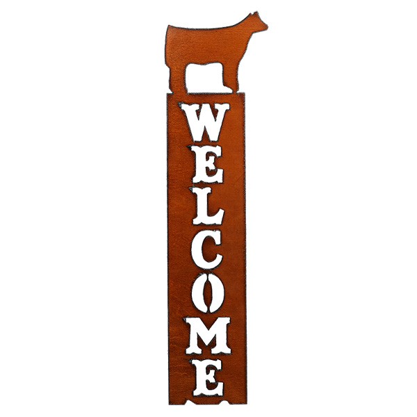 Show Steer Welcome Sign