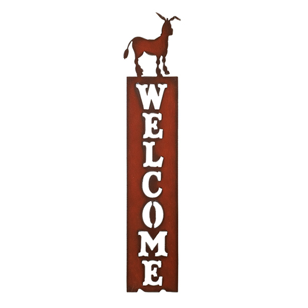Donkey Welcome Sign