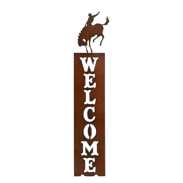 Bronc Welcome Sign