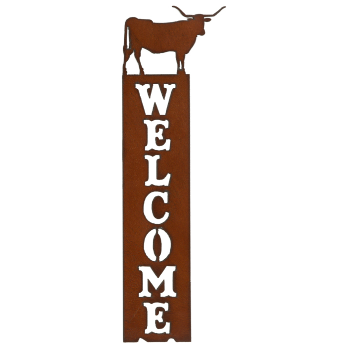 Steer body Welcome Sign