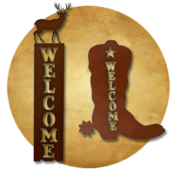 Vertical Welcome Signs