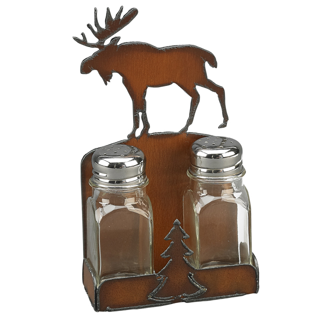 Moose Salt & Pepper Holder