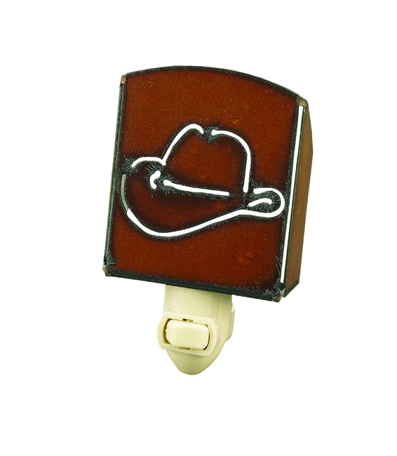 Cowboy Hat Night Lights - Click Image to Close