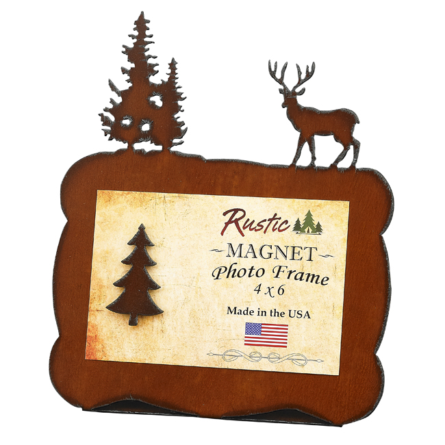 Deer/Trees Photo Frame - Click Image to Close