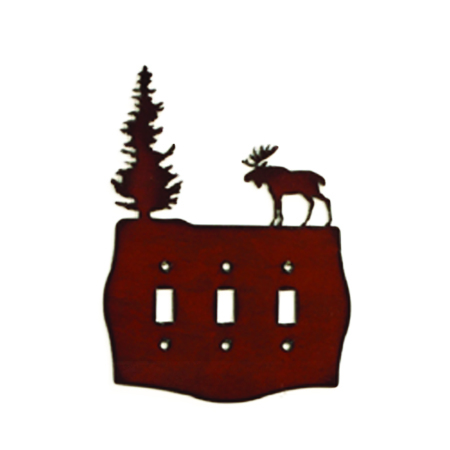 Moose Tripple Toggle Switchplate Covers
