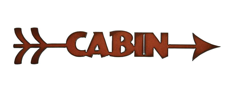 1 Arrow Cabin Arrow Signs - Click Image to Close