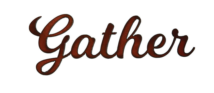 Gather Cutout Signs - Click Image to Close