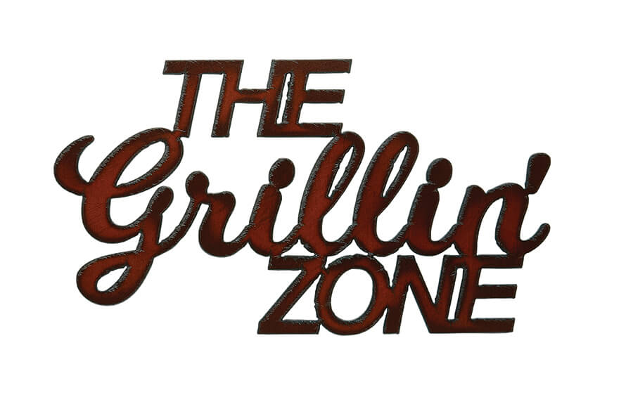 Grill Series: The Grillin' Zone Cutout Signs - Click Image to Close