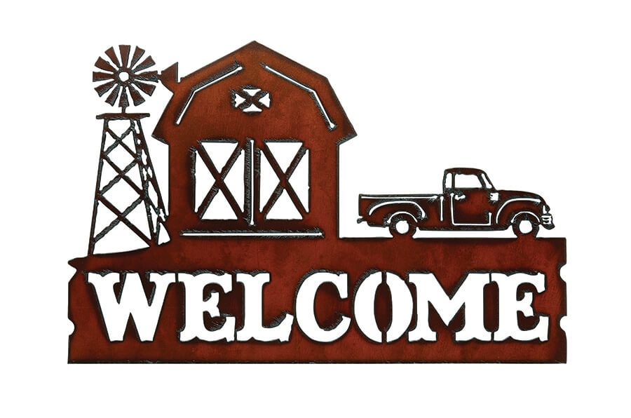 Barn/Retro Truck Welcome Signs - Click Image to Close