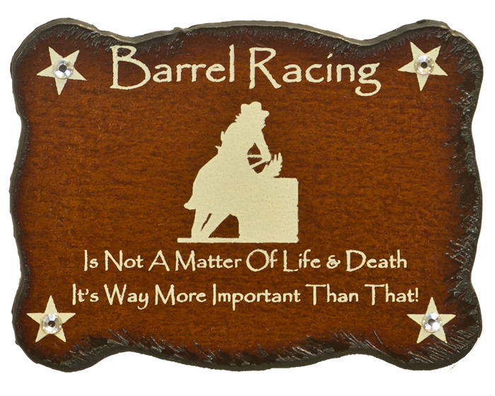 Barrel Racing Print Magnets - Click Image to Close