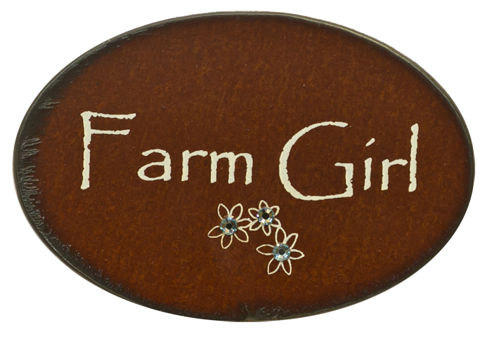 Farm Girl Print Magnets - Click Image to Close