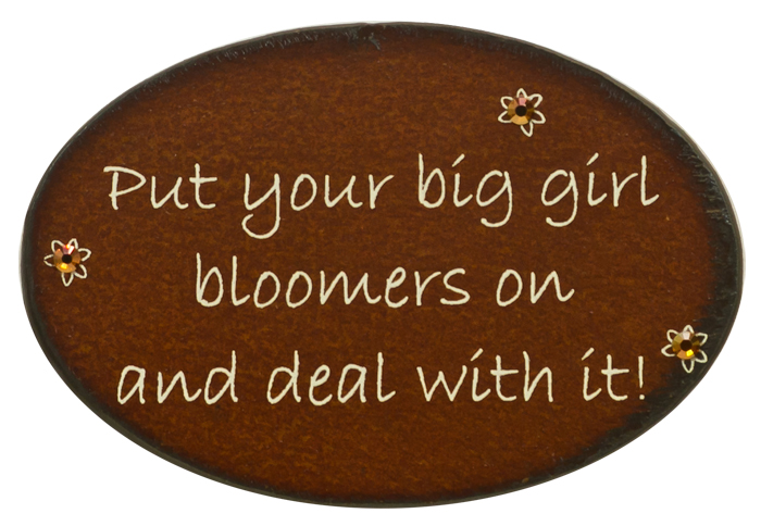 Put Your Big Girl Print Magnets - Click Image to Close