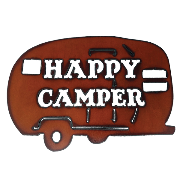 Happy Camper Image Welcome Sign - Click Image to Close