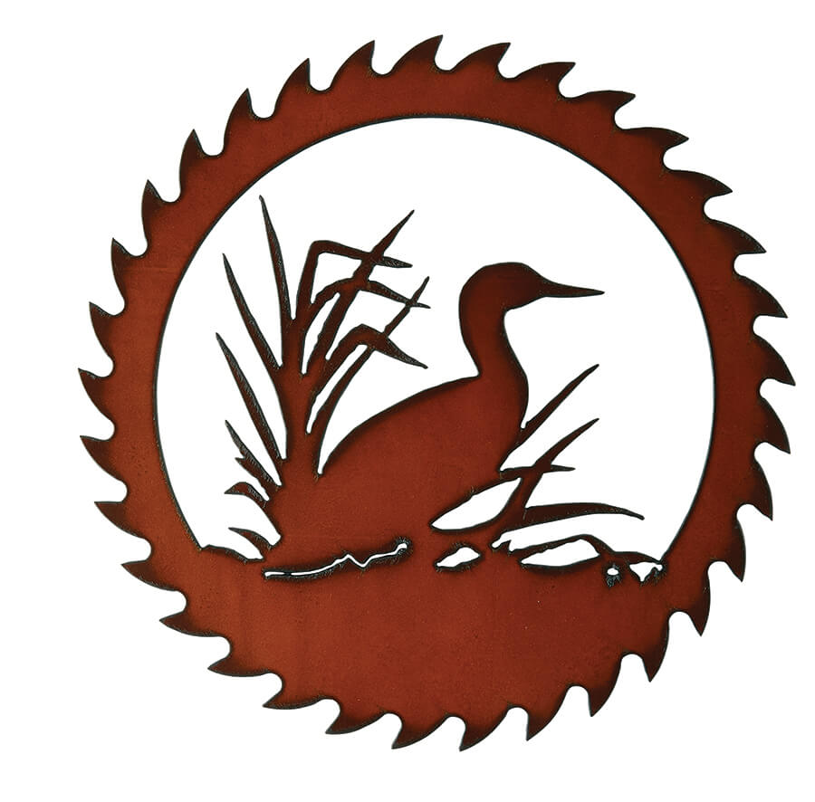 Loon Circular Saw Art - Click Image to Close