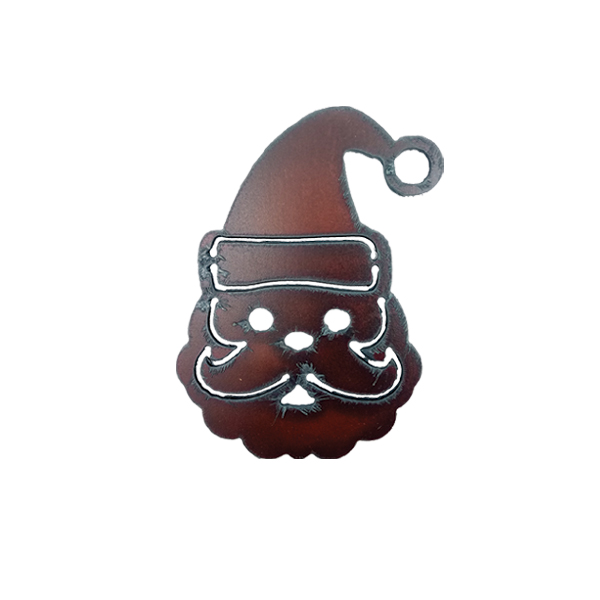Santa Face Ornaments - Click Image to Close