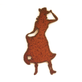 Cowgirl w/ Skirt Ornaments - Click Image to Close