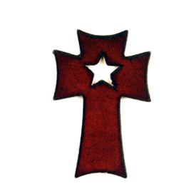 Cross w/Star Magnets - Click Image to Close