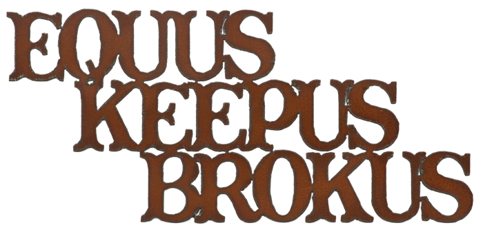 Equus Keeup Cut-out Signs - Click Image to Close