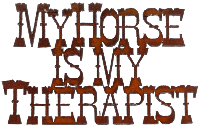 My Horse Therapist Cut-out Signs - Click Image to Close