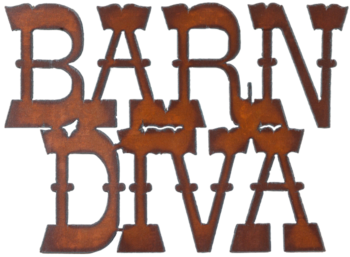 Barn Diva Cut-out Sign - Click Image to Close
