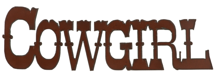 Cowgirl Cut-out Signs - Click Image to Close
