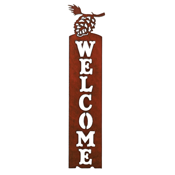 Pinecone Welcome Sign - Click Image to Close