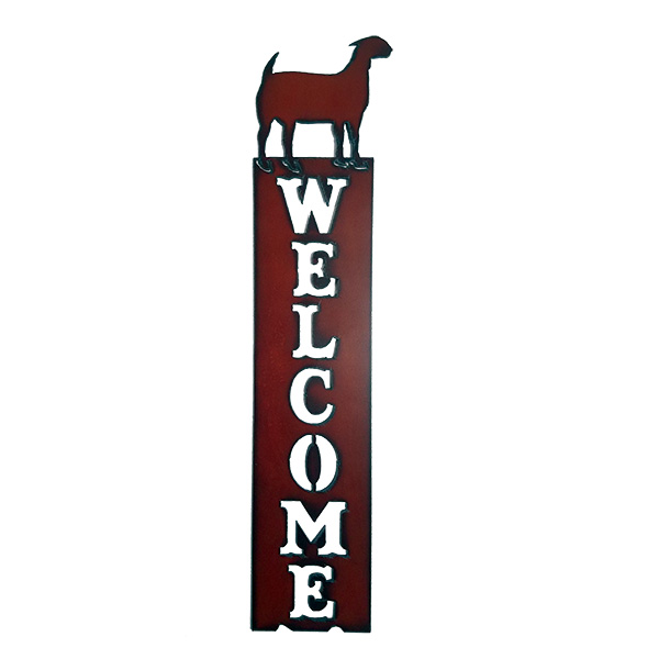 Show Goat Welcome Sign