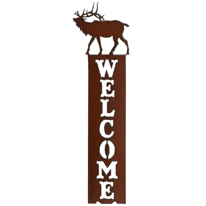 Elk Welcome Sign - Click Image to Close