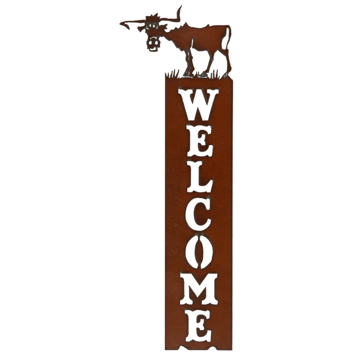 Mad Cow Welcome Sign