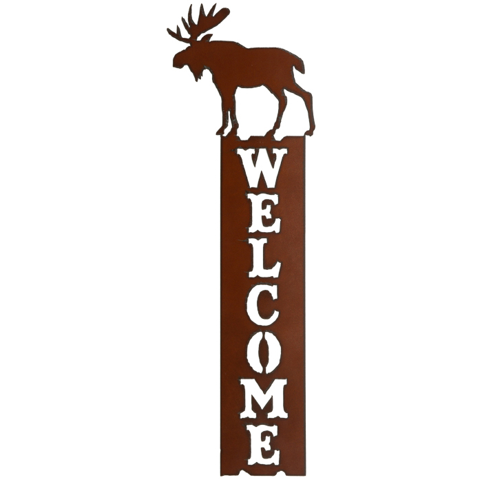 Moose Welcome Sign - Click Image to Close