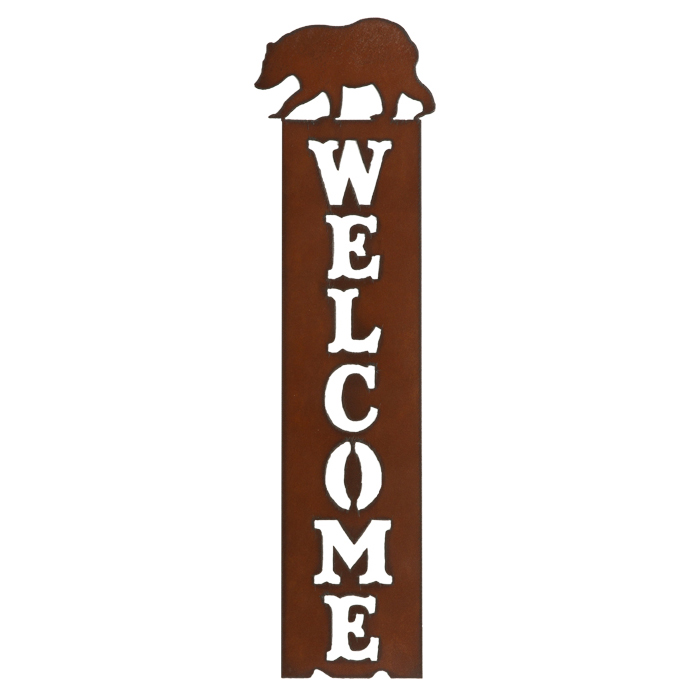 Black Bear Welcome Sign - Click Image to Close