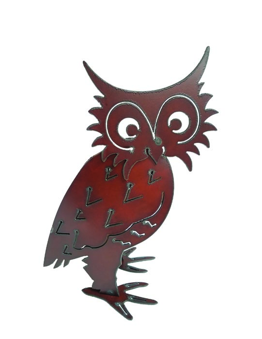Owl Yard Art - Click Image to Close