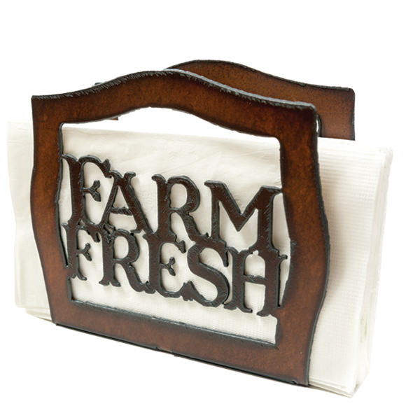 Farm Fresh Napkin Holder - Click Image to Close