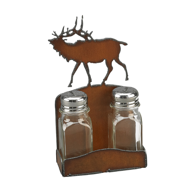Elk Salt & Pepper Holder - Click Image to Close