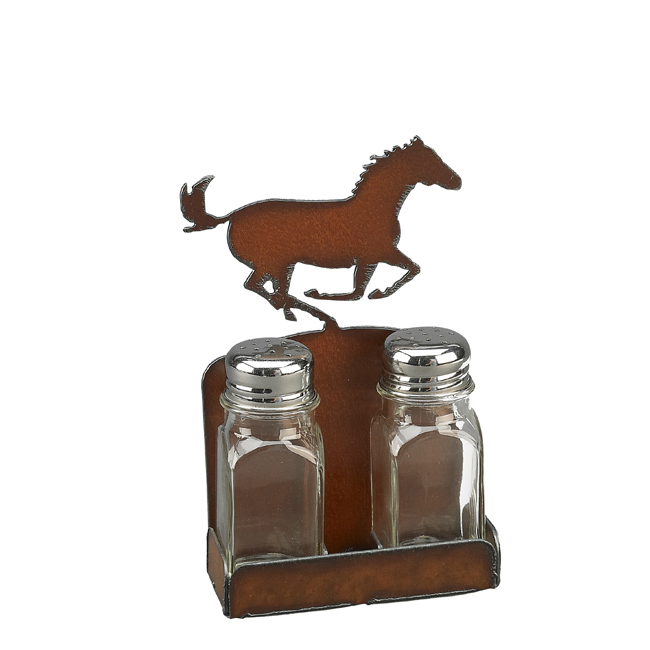 Horse Salt & Pepper Holder - Click Image to Close